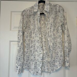 CP Shades Floral Linen Shirt